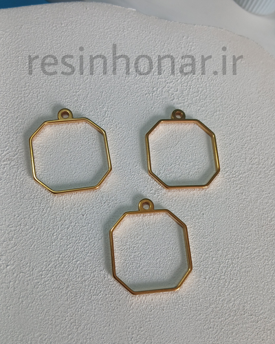 فریم حرارتی هشت ضلعی ۲.۵ سانت (طلایی استیل) 🏅