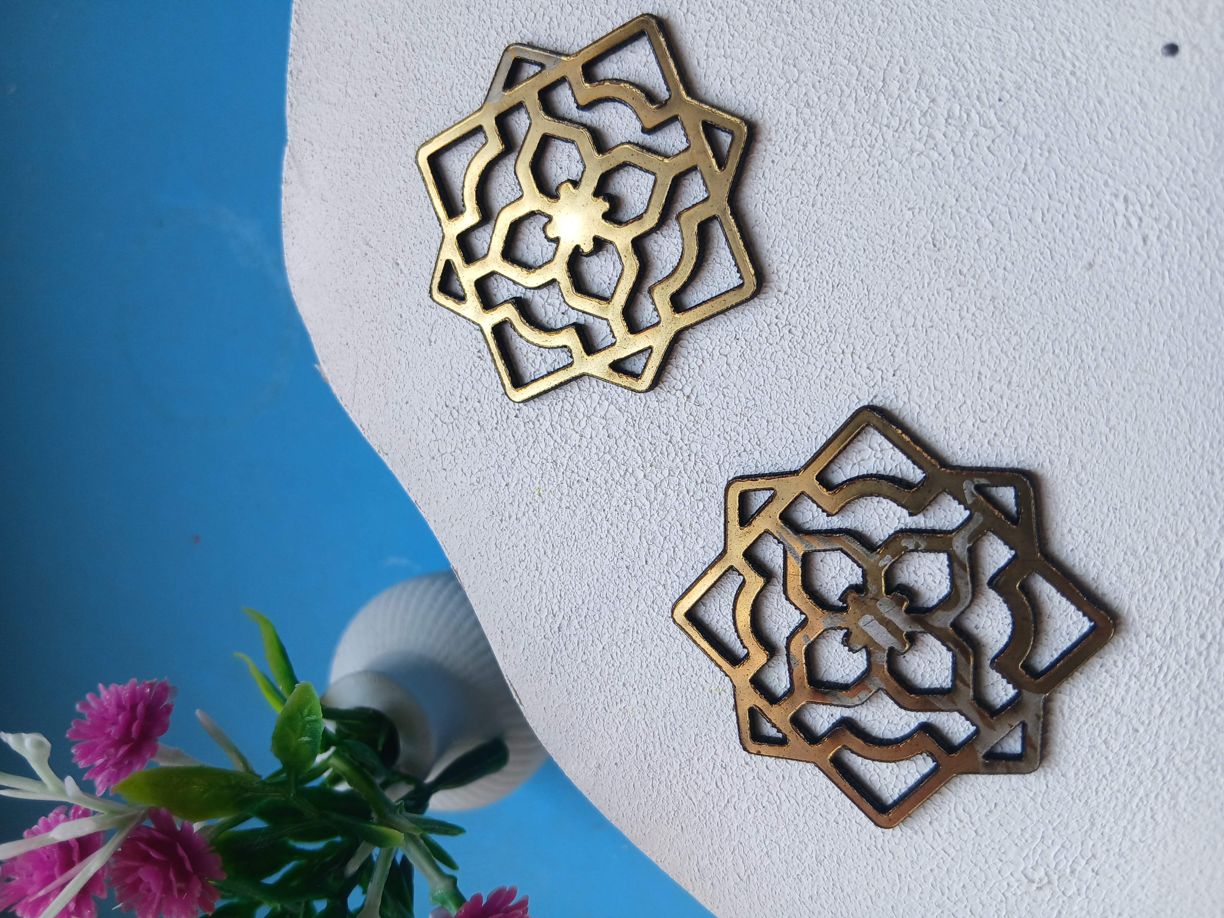 مولتی استایل طلایی گوشواره