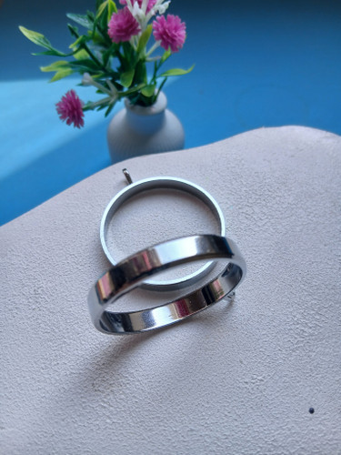 فریم دایره نقره ای 3.5 سانت